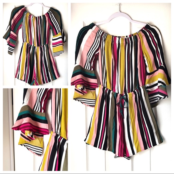 Express Multicolored Romper - Picture 3 of 10